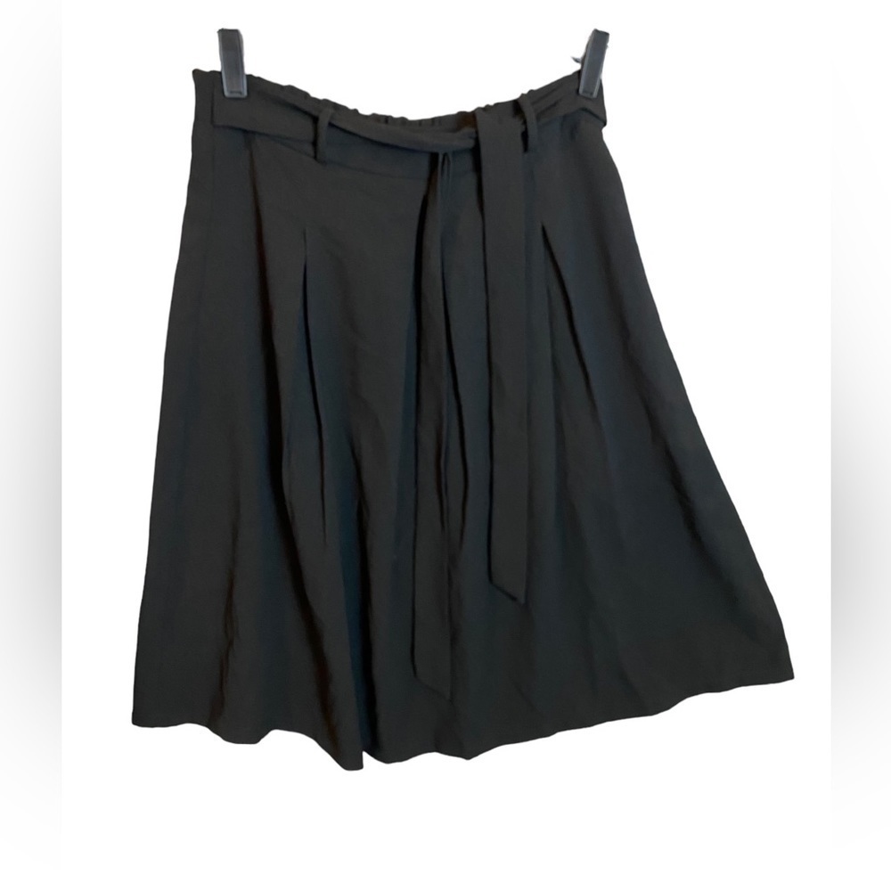 Mosaic & Co Black Tie Front Skirt Women's Size S